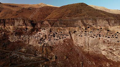 Famous Vardzia Cave Monastery in Georgia