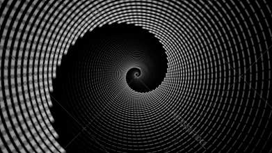 Hypnotic Fascinating Abstract video psychedelic spiral radial rays, twirl, twisted effect, vortex backgrounds. Hypnotic spiral