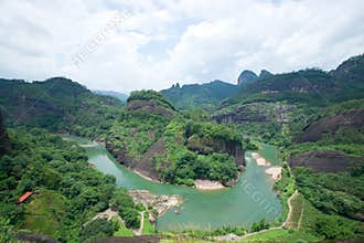 Wuyi mountain landscape