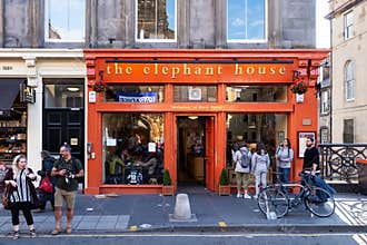 The Elephant House coffee house at Edinburgh