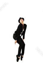Contemporary cool dancer posing