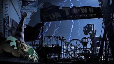 Abandoned amusement park