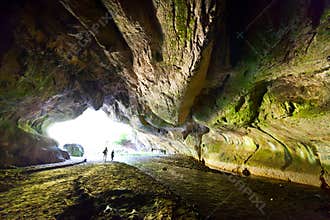 The Bolii Cave in Romania