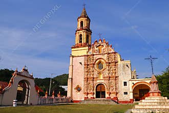 Tancoyol mission near jalpan de serra in queretaro, mexico II