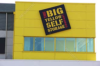 The Big Yellow Self Storage Building