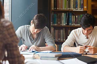 Members of a study group working