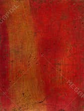 Artistic mixed media texture - red and gold