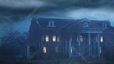 Haunted House, Mansion, Halloween, Scary