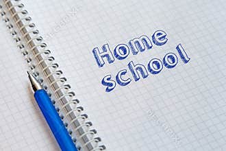 Home school. New normal concept