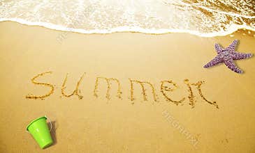 Summer Written in Sand