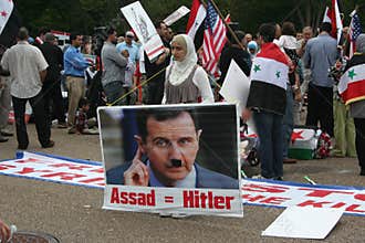 Syria Protests at White House 1