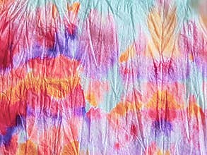 Tie Dye Pattern. Ethnic Abstract. Floral Psychedelic Design. Bohemian Tile. Boho Borders. Abstract Multicolor White Tie Dye Batik