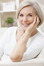 Happy Smiling Attractive Senior Woman