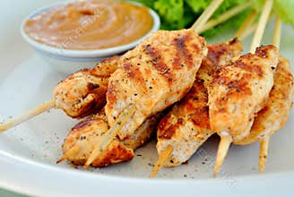 Grilled chicken Skewers