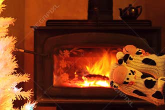 Toasty Holiday Feet