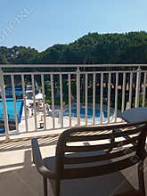 Belek, Antalya, Turkey - May 11, 2021: Bellis Deluxe Hotel in the summer morning