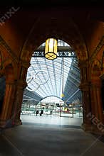 Eurostar platforms at St Pancras