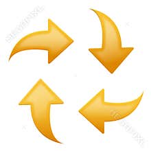 direction arrows set
