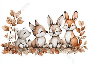 Animals clipart with transparent backgrounds