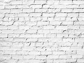 White brick wall perfect as a background