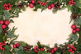 Traditional Christmas Border