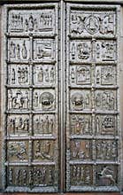 Magdeburg (Sigtuna) Gate of Sophia Cathedral in Novgorod, Russia