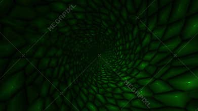 Snake Scale Green Tunnel 4K Loop