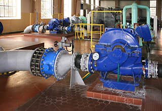 Water pumping station