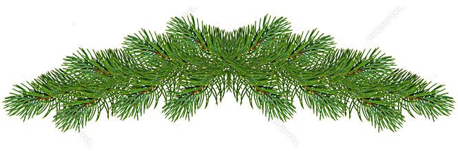 Christmas border, for branches. garland isolated on transparent, png ,for winter holiday season, greeting cards, banners,