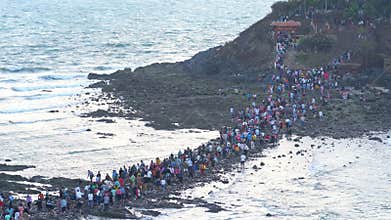 Morning landscape on Hon Ba island, Vung Tau, Vietnam