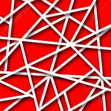Abstract red and white background