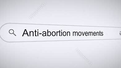 Searching Anti-Abortion Movements on the Internet, Computer Screen Macro