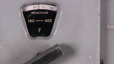 Change radio broadcast frequency up and down