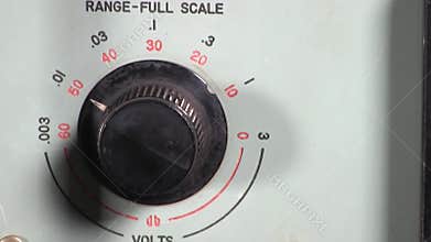 Panning shot of electronic equipment