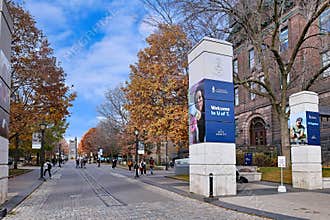 University of Toronto with fall foliage