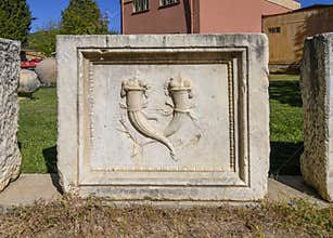 Ancient Roman and Greek sarcophagus
