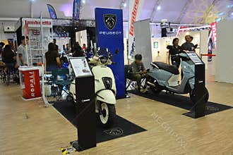 Peugeot django 150 at moto heritage weekend in Muntinlupa, Philippines