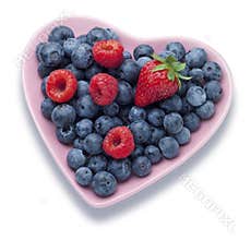 Summer Berries Heart Food