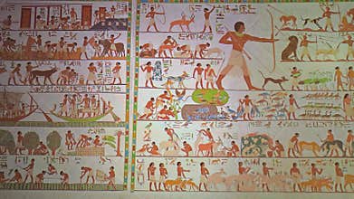 Largest Archaeological Exhibition in GEM Grand Egyptian Museum in Giza Egypt