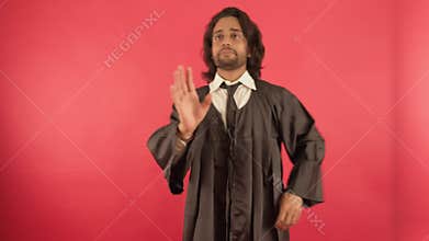 Advocate Argument in court