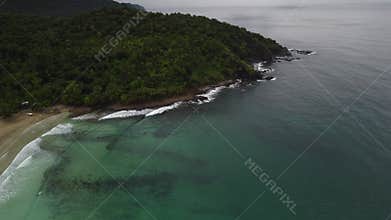 Philippine Paradise: Aerial Drone Views of Stunning Sunsets, Sunrises, and Tropical Beaches with Palm Trees