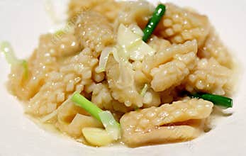 Chinese Fujian Cuisine - Quick-fried squid roll.