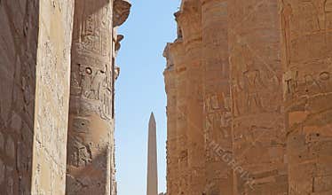 Karnak Temple, Luxor, Egypt. Great Hypostyle Hall.