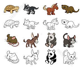 Cartoon Animal Illustrations