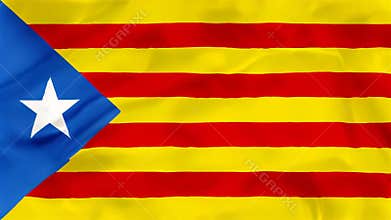 Estelada Blava flag of Catalonia