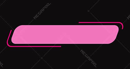 Modern cool-designed pink color lower third in 4K alpha channel.