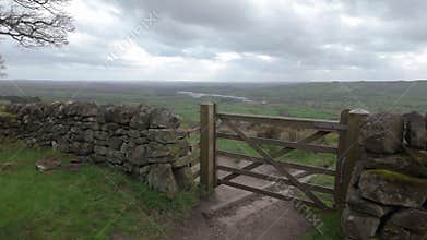 Point of view destination scenic at The Roaches in the Peak District National Park