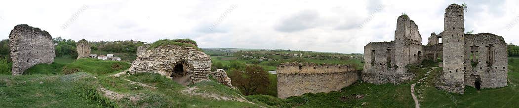 Panorama of Castle ruins