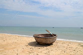 Vietnamese Basket Boat