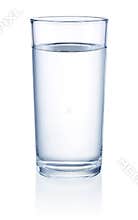 Glass of Water isolated on white background